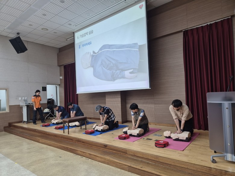 용인특례시, 3개구 보건소서 심폐소생...