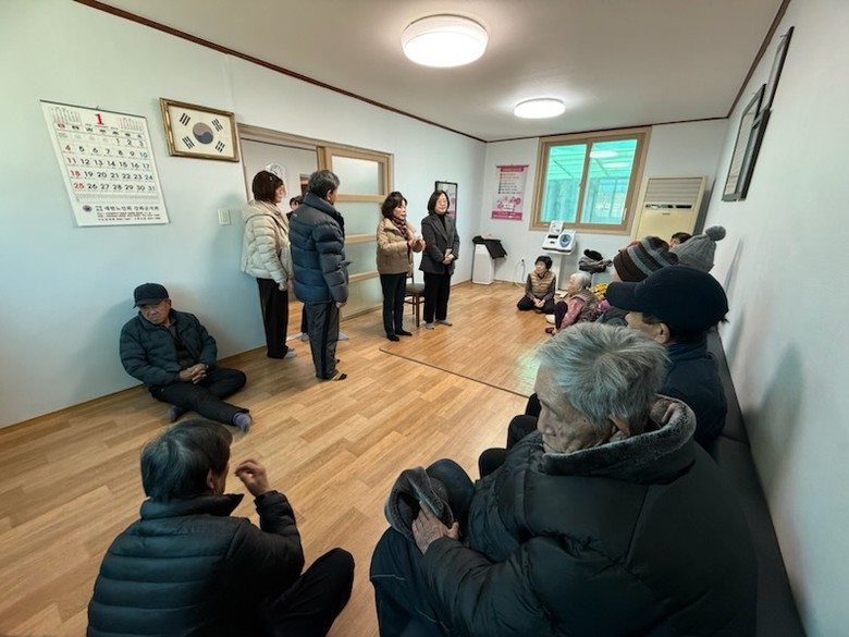 양도면, 새해맞이 23개소 경로당 순...