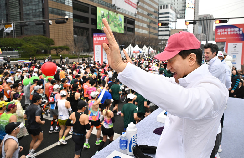 오세훈 시장, ‘2026 서울마라톤’ 참석